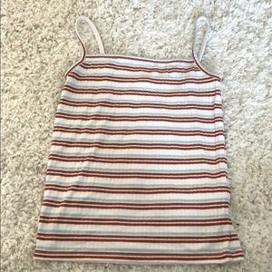 Madewell red, white and blue tank top.